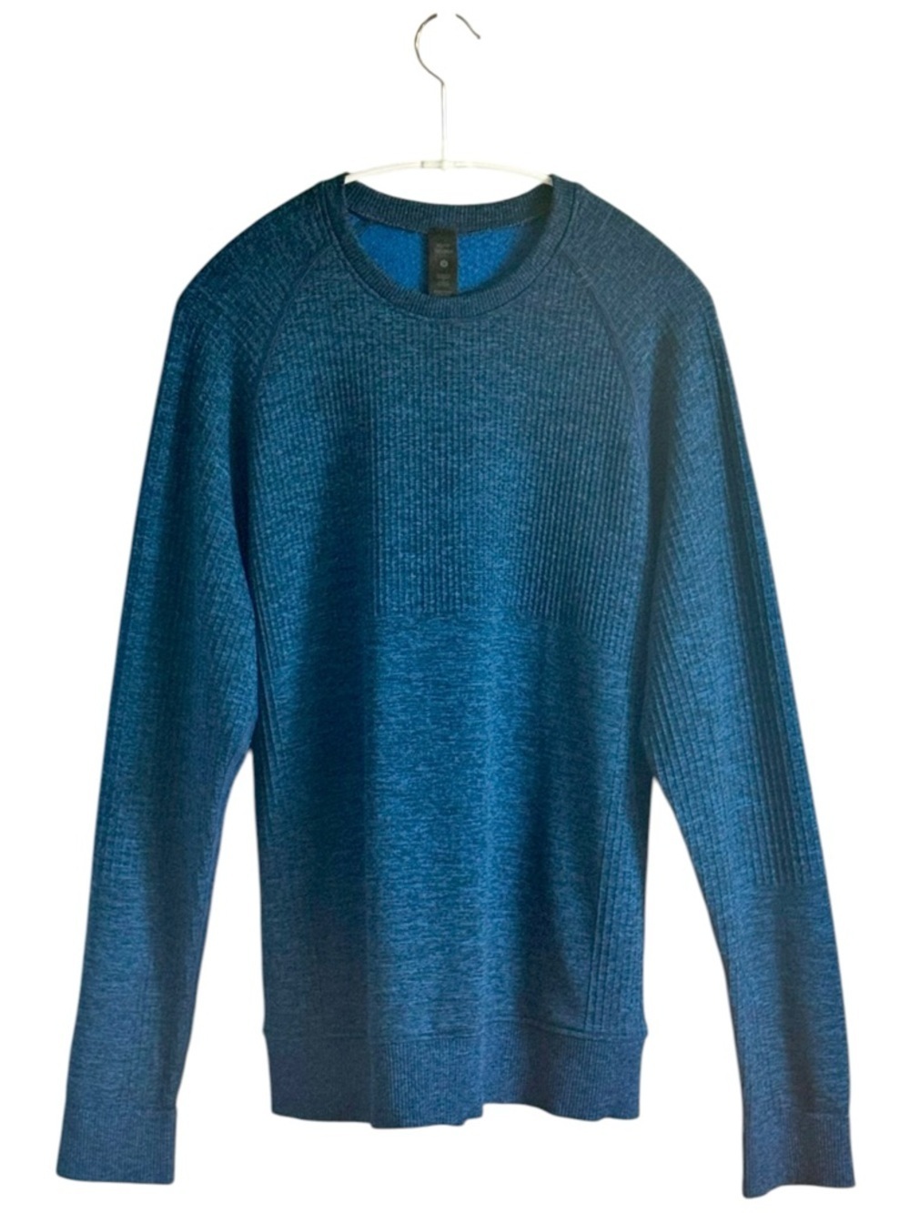 Lululemon Engineered Warmth Long Sleeve Crew  Night Sea / Soft Denim Blue XS